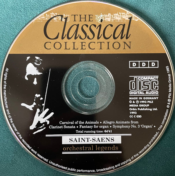 Camille Saint-Saëns : Orchestral Legends (CD, RM)