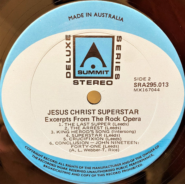 Mike Trounce, Mike Allen (8), Martin Jay, Jenny Mason : Jesus Christ Superstar (Excerpts From The Rock Opera) (LP, Comp)
