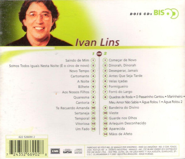 Ivan Lins : Série Bis - Dois Cds (2xCD, Comp, RM)