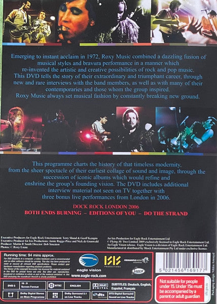 Roxy Music : The Story Of Roxy Music - More Than This (DVD-V, NTSC)