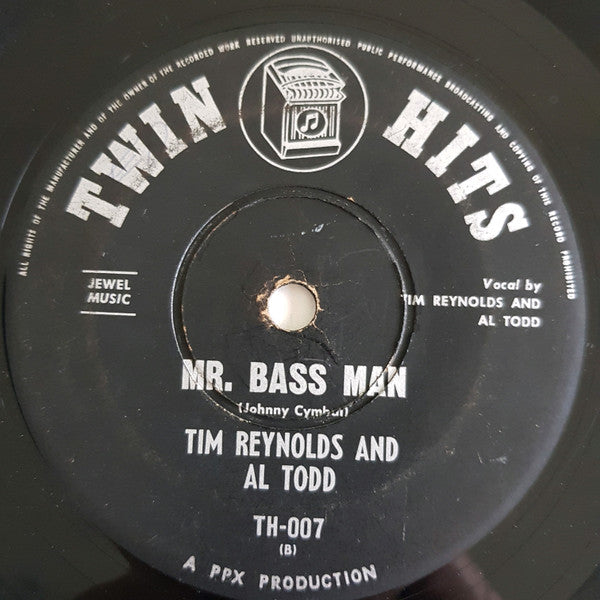 Tim Reynolds (2) : Over The Mountain / Mr Bass Man (7")