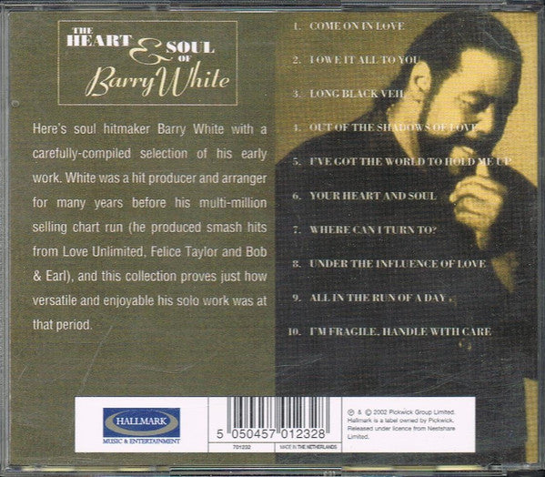 Barry White : The Heart & Soul Of (CD, Album)