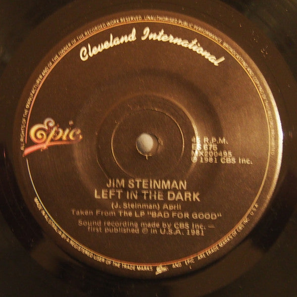 Jim Steinman : Dance In My Pants (7", Single)