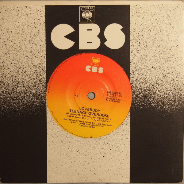 Loverboy : The Kid Is Hot Tonite (7", Single)