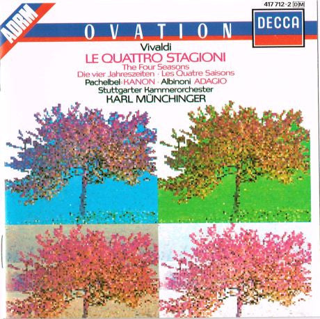 Vivaldi* / Pachelbel* / Albinoni*, Stuttgarter Kammerorchester, Karl Münchinger : Le Quattro Stagioni / Kanon / Adagio (CD, RE, RM)