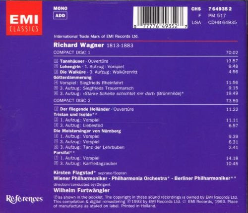 Wagner* – Wilhelm Furtwängler : Operatic Excerpts (2xCD, Comp, Mono, RM)