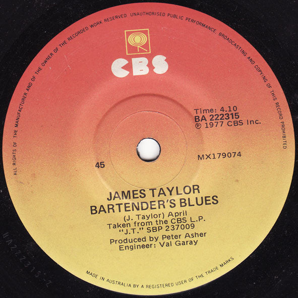 James Taylor (2) : Handy Man (7")
