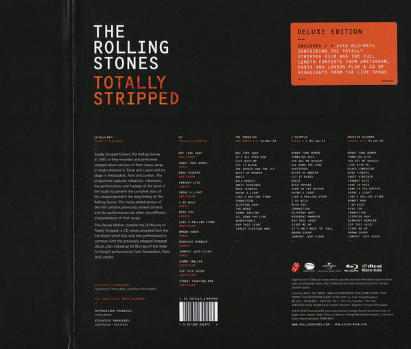 The Rolling Stones : Totally Stripped (CD, Album + 4xBlu-ray + Dlx)