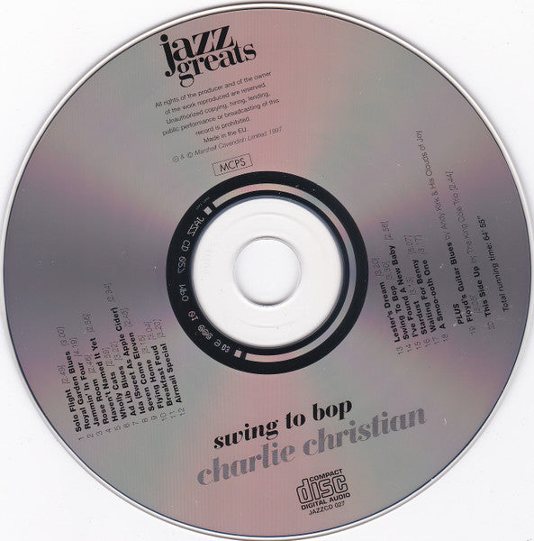 Charlie Christian : Swing To Bop (CD, Comp, Mono)