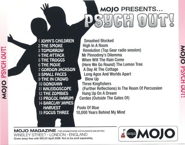 Various : Psych Out! (15 Nuggets From The Scene That Spawned Pink Floyd, Starring Donovan, Small Faces, The Move, The Troggs, Kaleidoscope, The Zombies, Procol Harum And More) (CD, Comp)