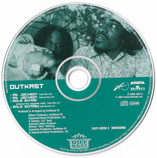 OutKast : Ms. Jackson (CD, Single)