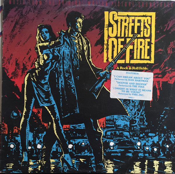 Various : Streets Of Fire - Music From The Original Motion Picture Soundtrack (LP, Comp)