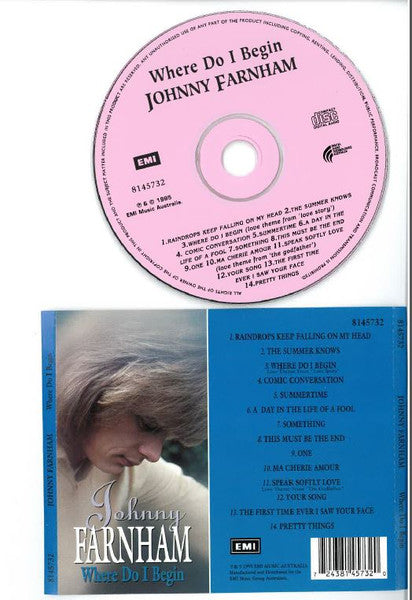 John Farnham : Where Do I Begin (CD, Comp)