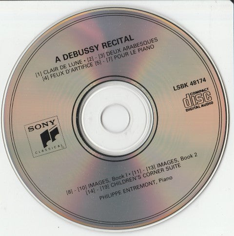 Debussy* - Philippe Entremont : Piano Music (CD, Comp, RM)