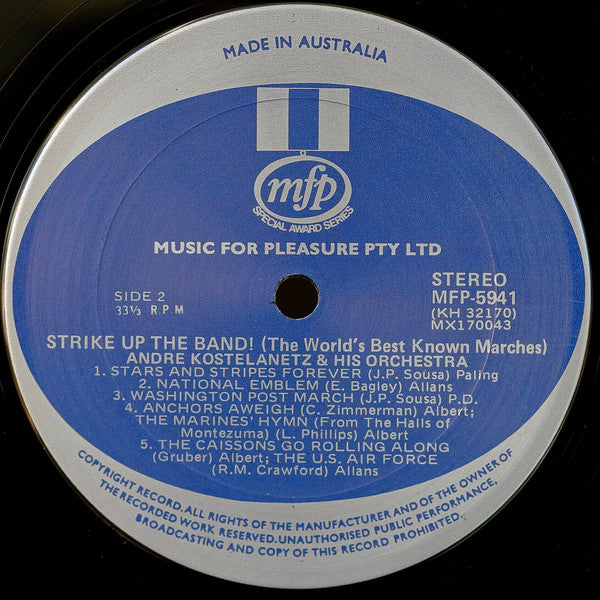 André Kostelanetz And His Orchestra : Strike Up The Band (LP)