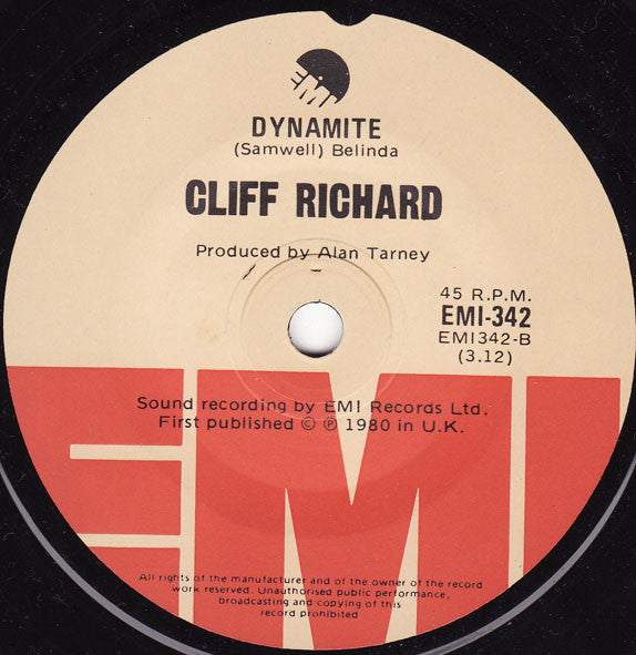 Cliff Richard : Dreamin' (7", Single)