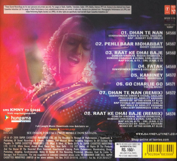 Vishal Bhardwaj, Gulzar : Kaminey (CD, Album)