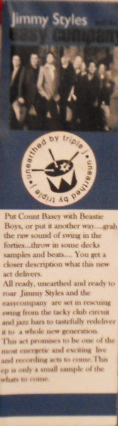 Jimmy Styles And The Easy Company : Brunswick Street 3.31 AM (CD, EP)