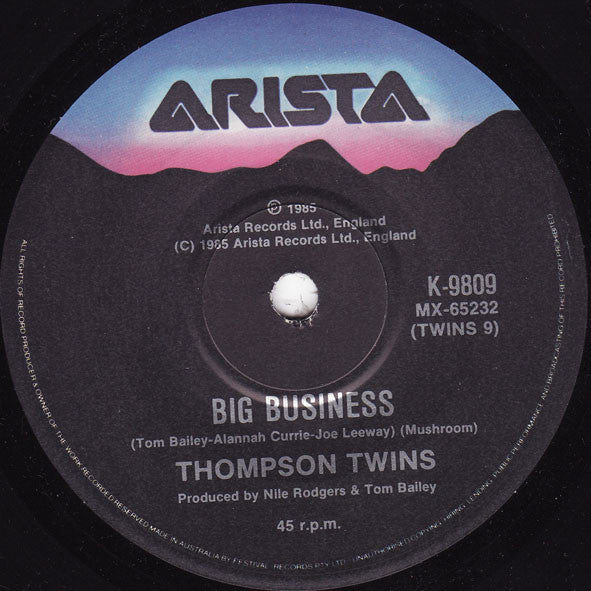 Thompson Twins : Don't Mess With Dr. Dream (7", Single)