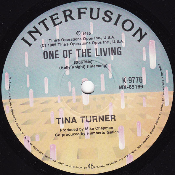 Tina Turner : One Of The Living (7", Ltd)