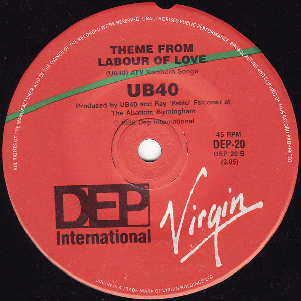UB40 : I Got You Babe (7", Single)