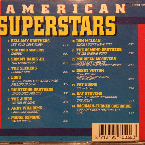 Various : American Superstars (CD, Comp)