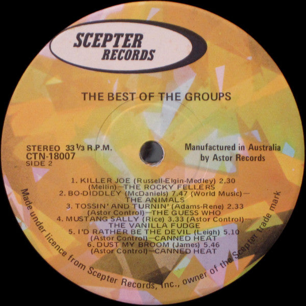 Various : The Best Of The Groups (LP, Comp)