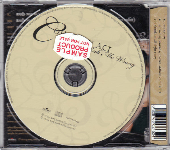 Courtney Act : Rub Me Wrong (CD, Maxi)