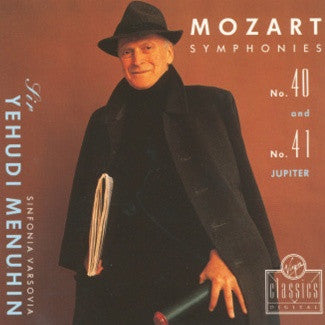 Wolfgang Amadeus Mozart - Sinfonia Varsovia, Yehudi Menuhin : Symphonies No. 40 And No. 41 (Jupiter) (CD)