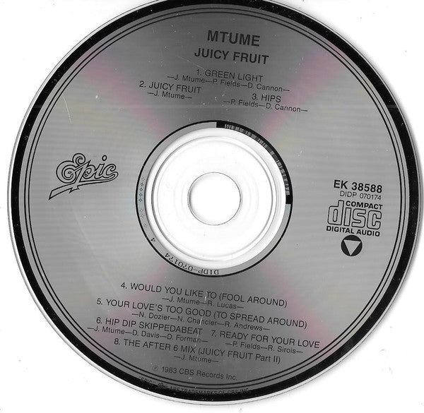 Mtume : Juicy Fruit (CD, Album, RE)
