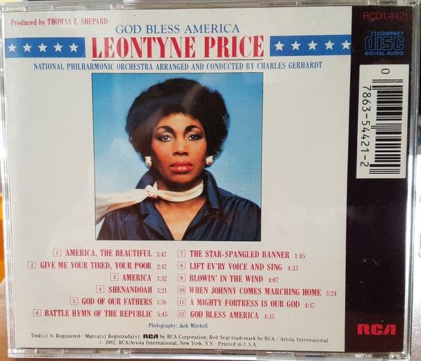 Leontyne Price, National Philharmonic Orchestra, Charles Gerhardt : God Bless America (CD, Album)