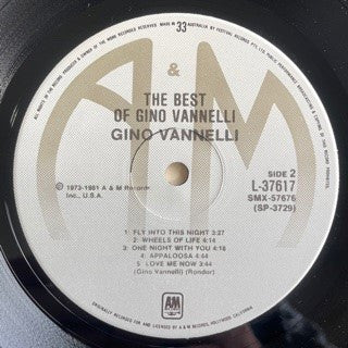 Gino Vannelli : The Best Of Gino Vannelli (LP, Comp)