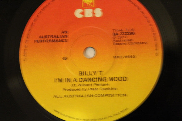 Billy T : (Gotta) Keep On Dancing (7", Single)