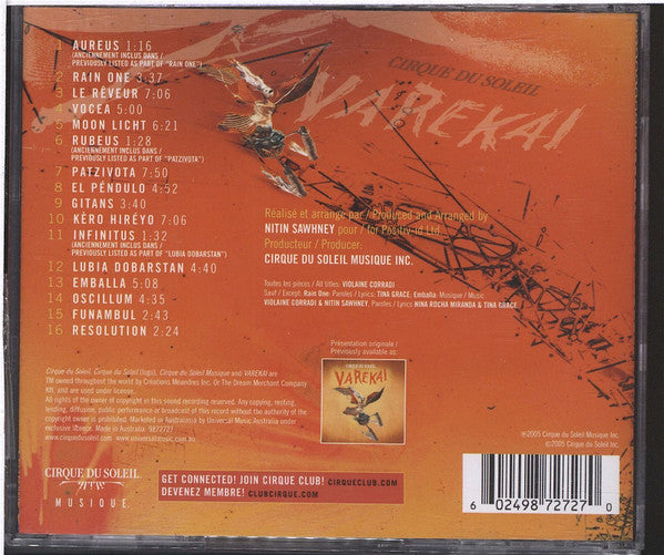 Cirque Du Soleil : Varekai (CD, Album, RE)