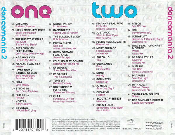 Various : Dance Mania 2 (2xCD, Comp)