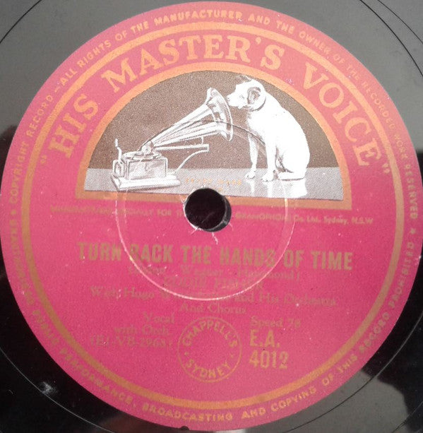 Eddie Fisher : After I Say I'm Sorry / Turn Back The Hands Of Time (Shellac, 10")