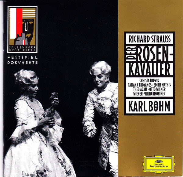 Richard Strauss - Christa Ludwig · Tatiana Troyanos · Edith Mathis · Theo Adam · Otto Wiener · Wiener Philharmoniker · Karl Böhm : Der Rosenkavalier (3xCD, Album, RE, RM)