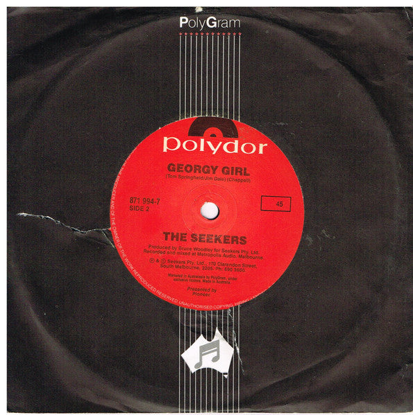 The Seekers : Building Bridges (7", Single)