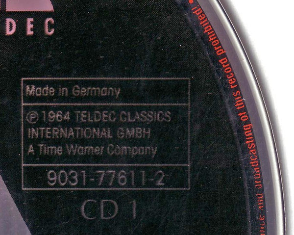 Johann Sebastian Bach - Concentus Musicus Wien, Nikolaus Harnoncourt : Brandenburg Concertos (2xCD, Album, RE, RM, WMM + Box, Sli)