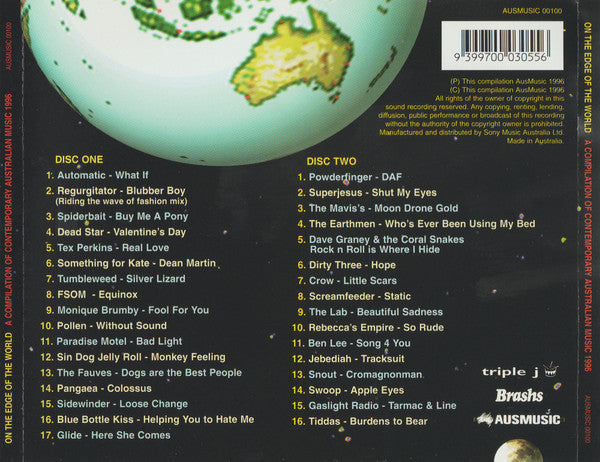 Various : On The Edge Of The World - A Compilation Of Contemporary Australian Music 1996 (2xCD, Comp)