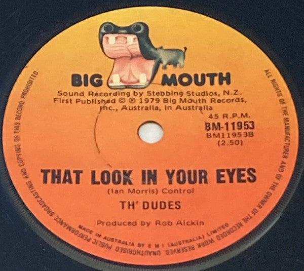 Th'Dudes : Be Mine Tonight (7", Single)