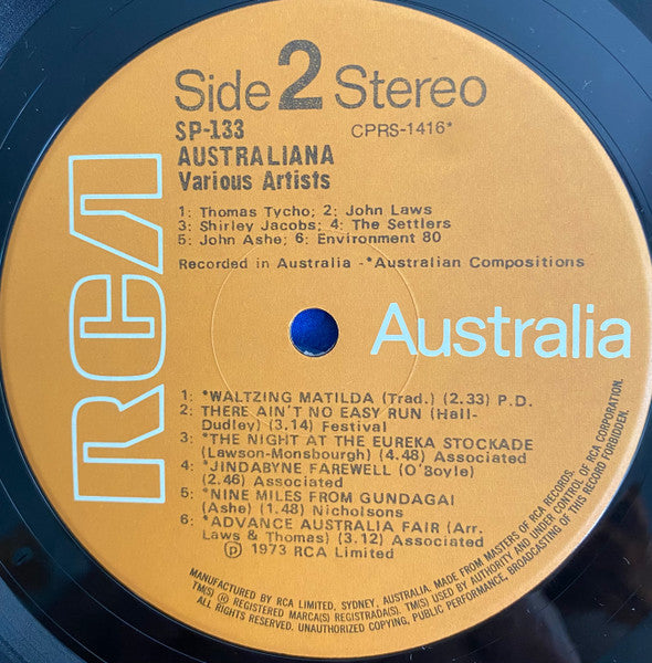 Various : Australiana (LP, Album)
