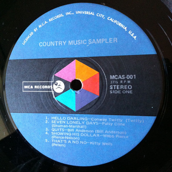Various : Country Music Sampler (LP, Comp)