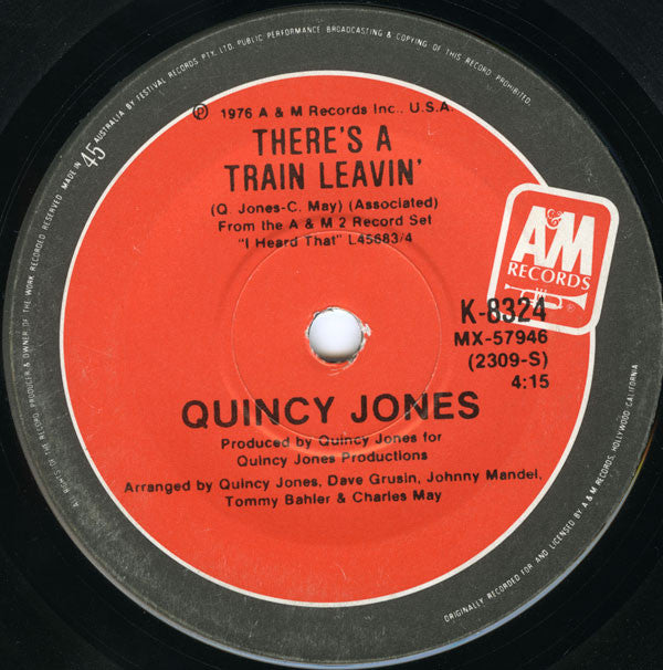 Quincy Jones : Ai No Corrida (7", Single)