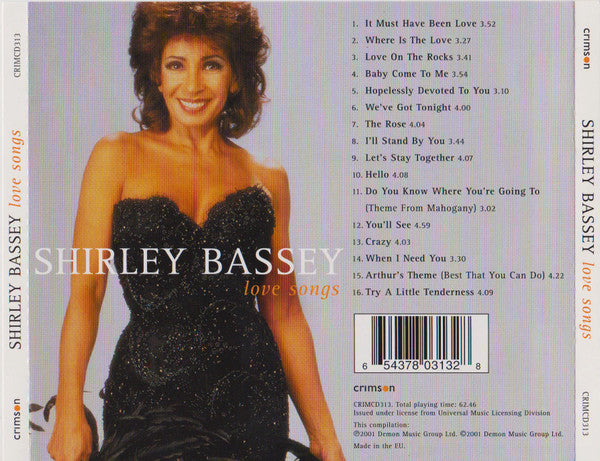 Shirley Bassey : Love Songs (CD, Comp)