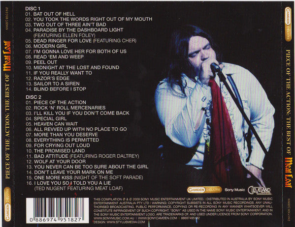 Meat Loaf : Piece Of The Action: The Best Of (2xCD, Comp)