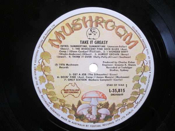 Ol' 55 : Take It Greasy (LP, Album, Gat)