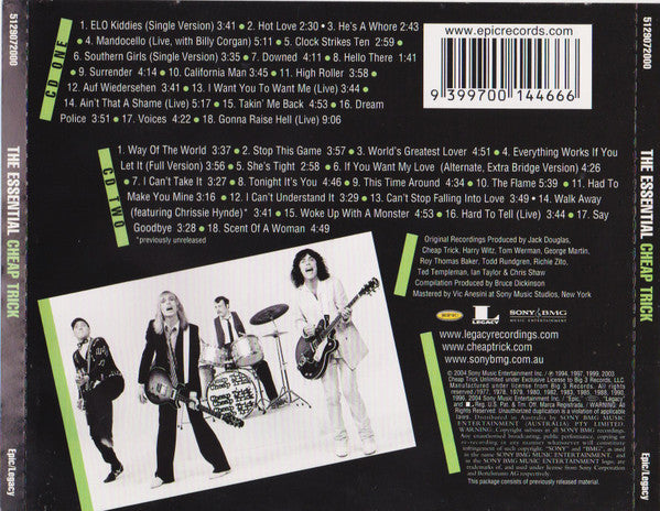 Cheap Trick : The Essential Cheap Trick (2xCD, Comp)