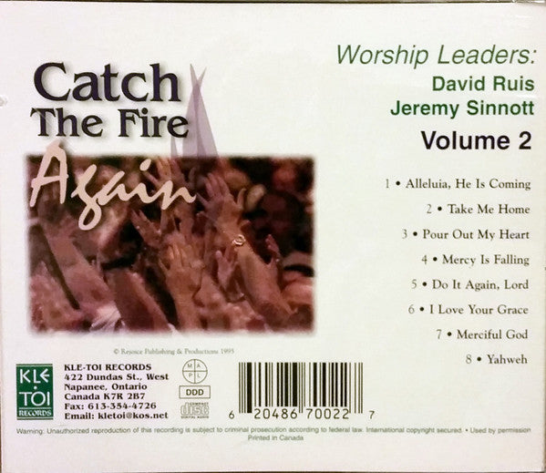 David Ruis, Jeremy Sinnott : Catch The Fire Again, Volume 2 (CD, Album)