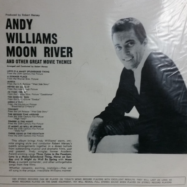 Andy Williams : Moon River And Other Great Movie Themes (LP, Album)